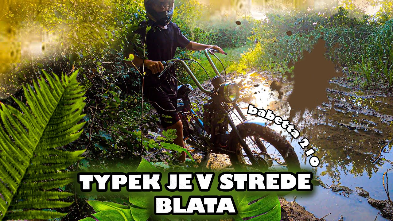 MOTORKAMI NA VODNÚ NÁDRŽ, PITBIKE A BABETTY 210, JAZDA PO HLAVNEJ CESTE A V BLATE
