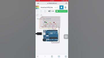 SIMULASI ARDUINO 3 LED + PUSHBUTTON