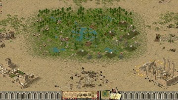 Stronghold Crusader AI Battle - Caliph vs Pig (450 Speed)