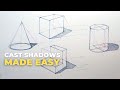 How to sketch cast shadows - It's simple!
