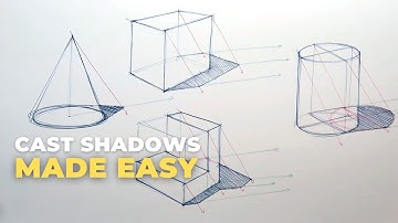 How to sketch cast shadows