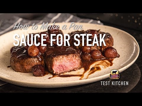 Video: Rindersteak In Weinsauce