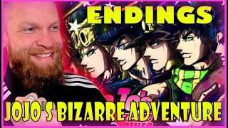 JoJo's Bizarre Adventure All Endings 1 - 11 Reaction