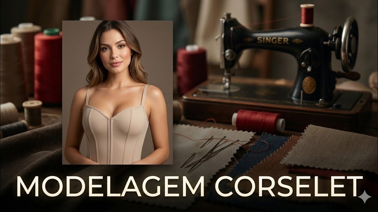 ✅️DIY Como fazer Modelagem Corselet_Costura fácil passo a passo para iniciantes Gisleide Novelo