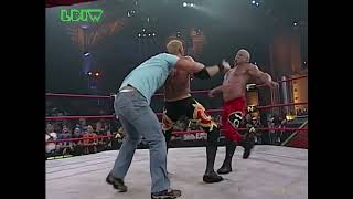 Low blow on Christian Cage (compilation)