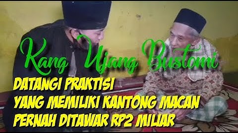 Tes kekuatan Kantong macan seharga Rp2 miliar. Kang Ujang Bustomi