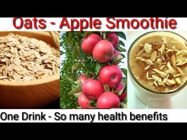Drink for weight Loss || Oats - Apple smoothie | | N COOKING ART