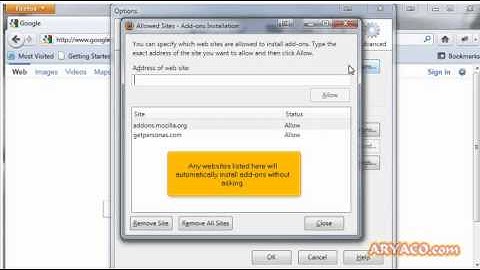 How to adjust privacy & security-related settings in Mozilla Firefox
