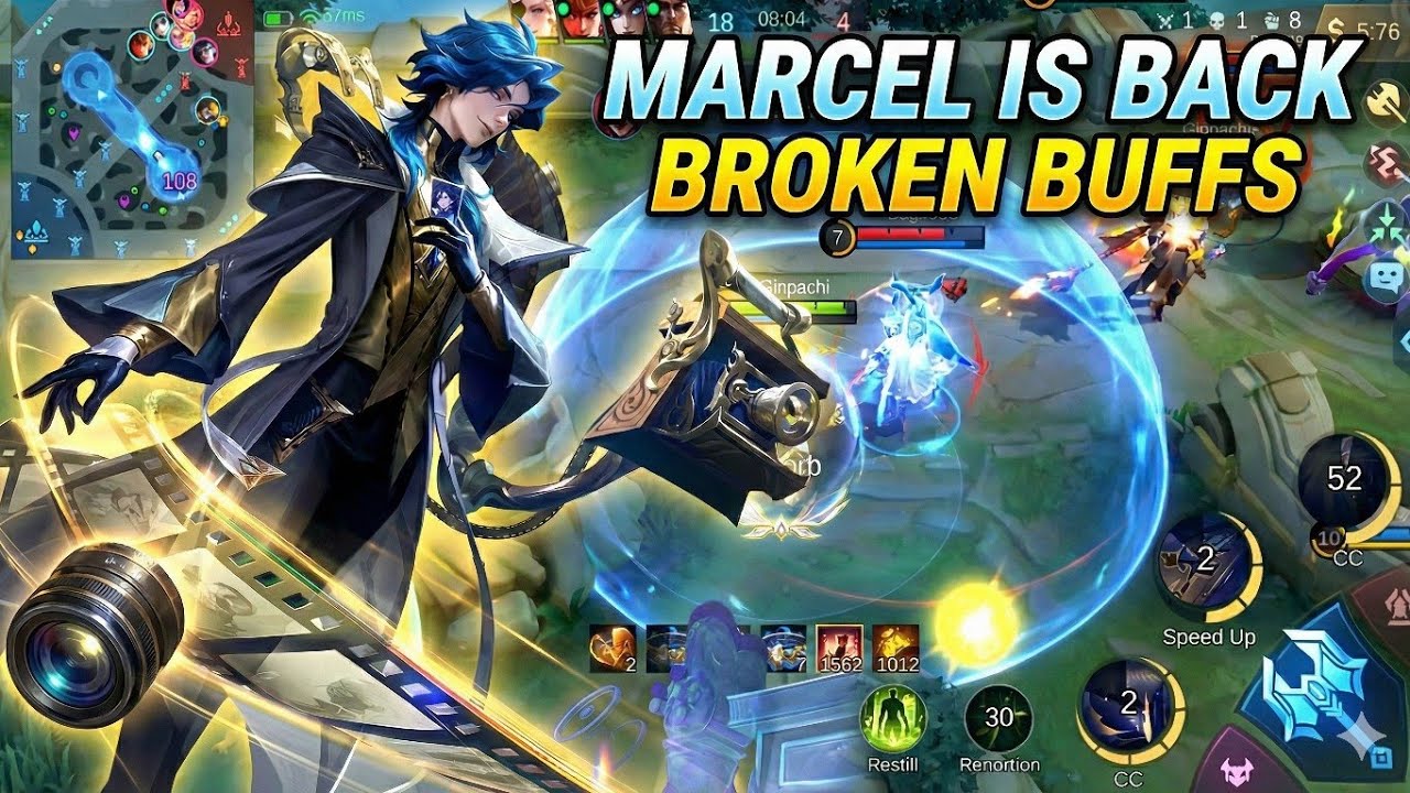MARCEL IS BACK! 😱 BROKEN BUFFS + NEW GAMEPLAY (Mobile Legends) - YouTube