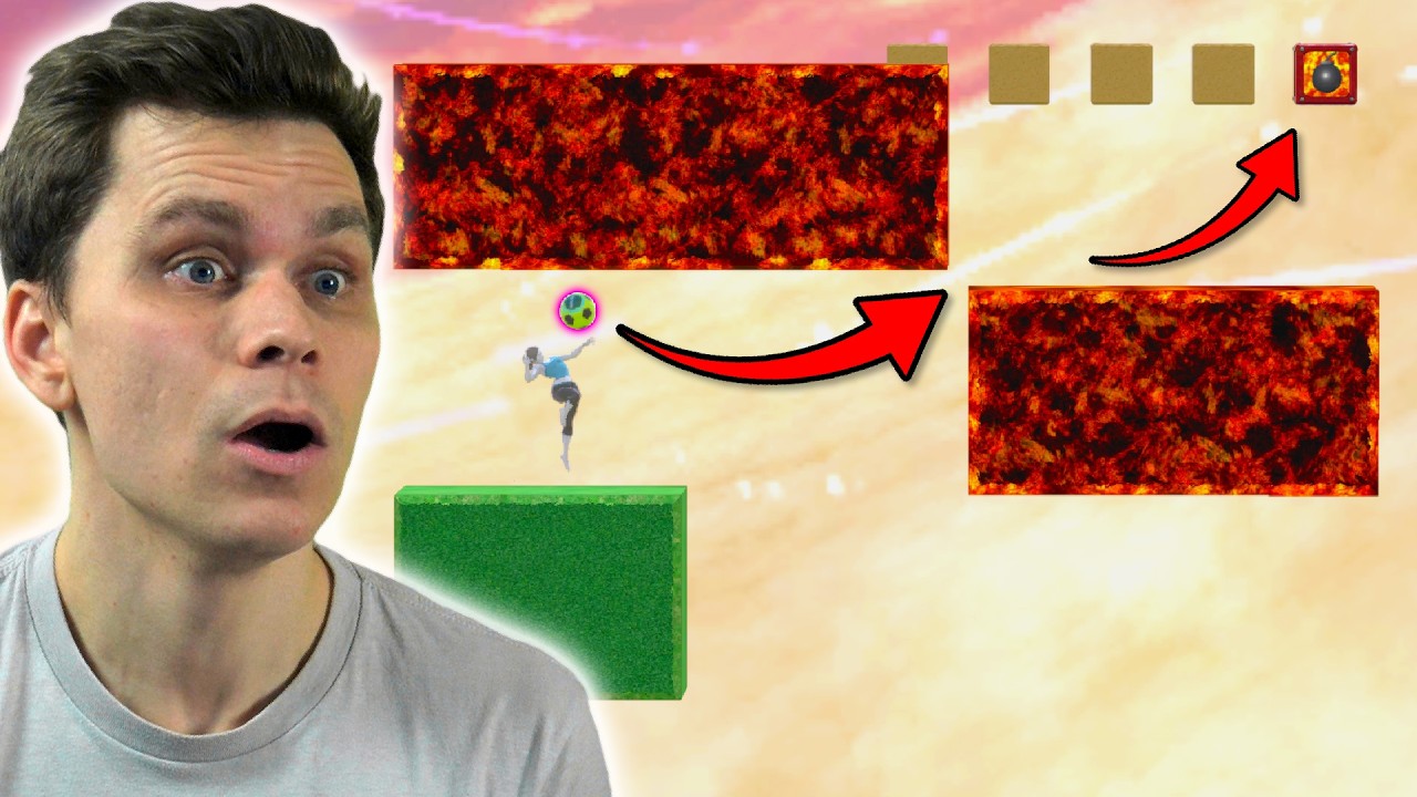 How is this Trickshot even possible in this Puzzle Course?