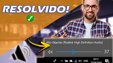 Como aumentar e diminuir o volume no notebook?