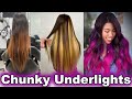Chunky Underlights for Hair