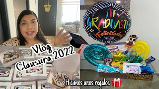 #vlog CLAUSURA 2022 👨🏻‍🎓 || #ideas REGALOS DE FIN DE CURSO