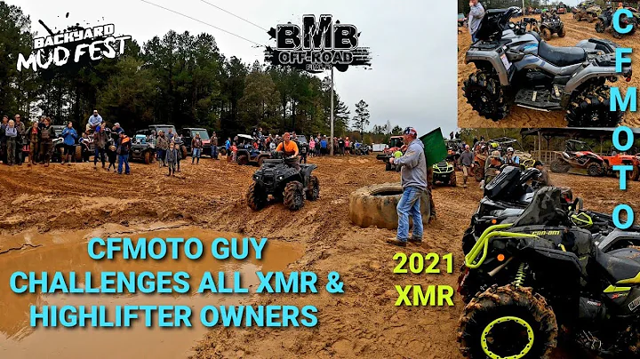 2021 Canam XMR, CFMOTO CFORCE, Polaris Highlifter, Honda Race for Cash | Mud Race