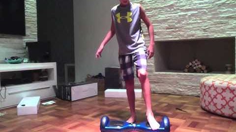 Hoverboard unboxing and first ride. Bluetooth and Lights !