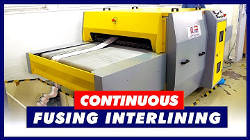 Fusing Interlining | Continuous Fusing Machine - MCN Saben STP L - Shirt, T-Shirt, Trousers Fusing