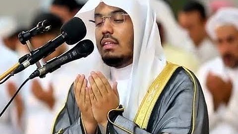 الشيخ ياسر الدوسري يجمع بين عظمة المكان و رهبة الآيات ❣❣