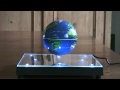 Floating globe, magnetic levitation,  HD 1080p
