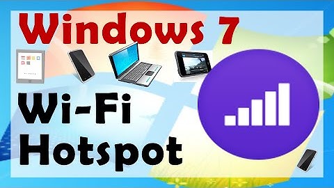 ✅ How to Create WiFi Hotspot in Windows 7 Laptop without Software | English