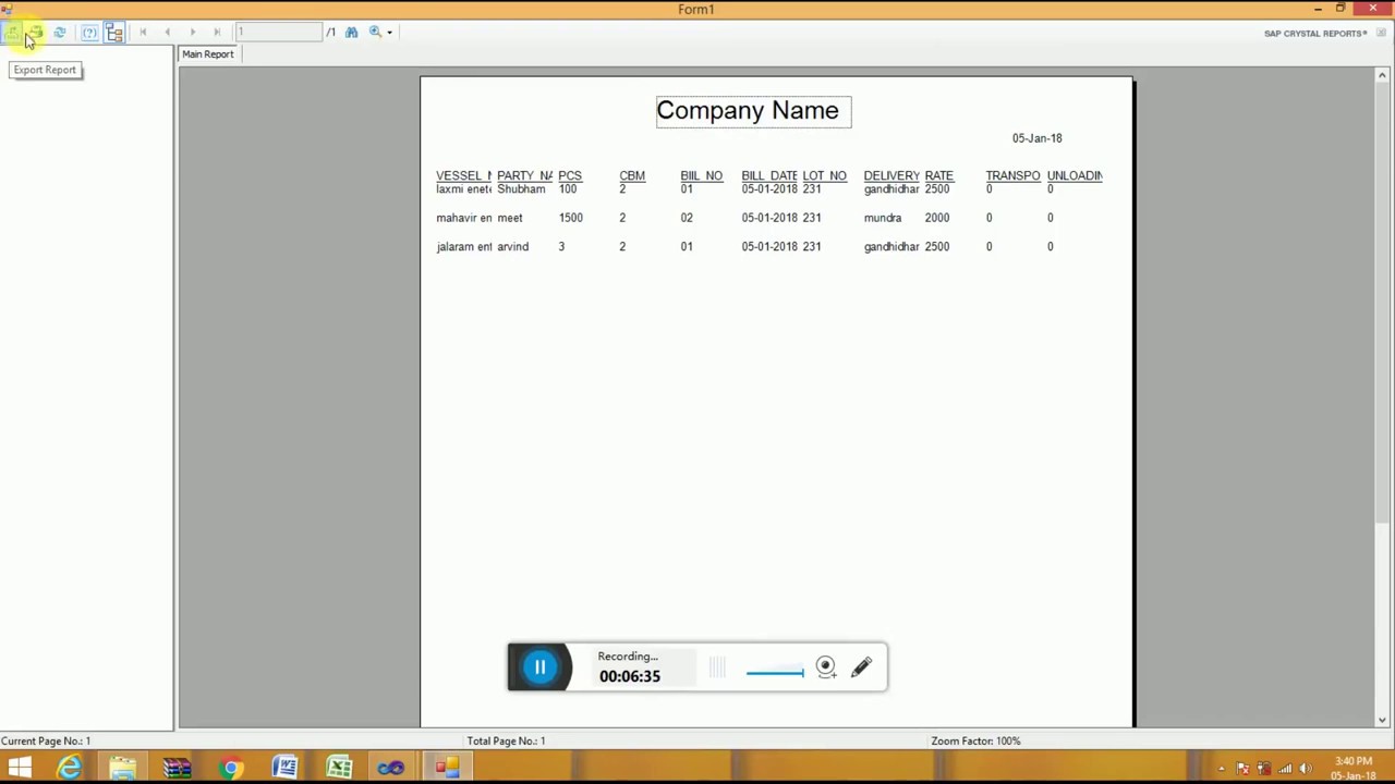 sap crystal reports runtime for visual studio