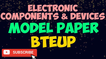 ECD Model Paper|objective EDC|BTEUP|UPBTE|AKTU|bteup latest news|MCQ Electronic component & devices