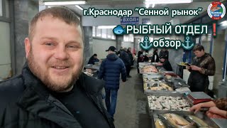 😻г.Краснодар «Сенной рынок»🐟РЫБНЫЙ ОТДЕЛ❗⚓обзор⚓