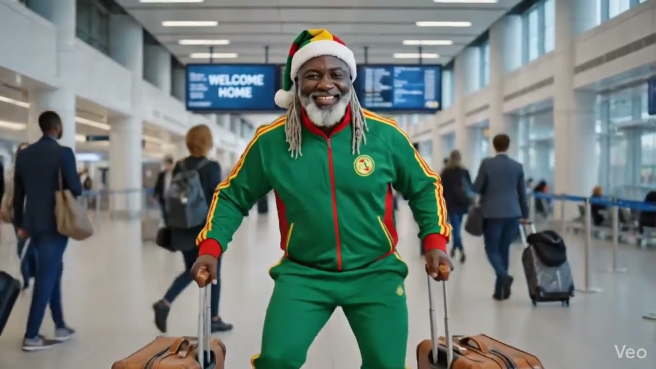 Gore Idzva! 🇿🇼 Zimbabwean Santa Happy New Year Amapiano Dance! (Heritage & Hope) 