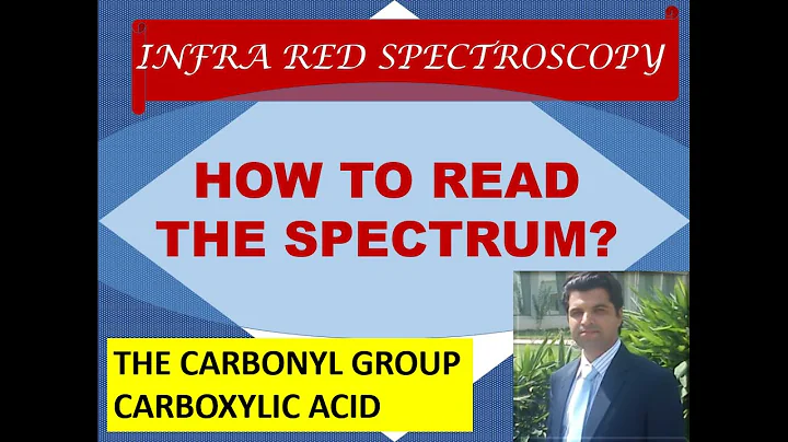 How to Read IR spectrum? (with subtitles) | The carbonyl group | carboxylic acid