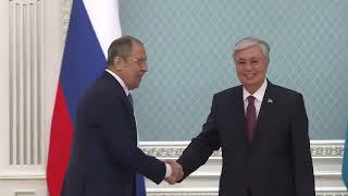 С Лавров и К  Ж К Токаев, Астана, 20 мая 2024 года