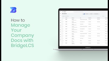 The Best Way To Manage Your Company Documents With Bridge LCS (3 Step) | ERP Logistics Software