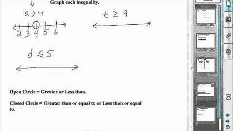 7-3 Introduction to inequalities