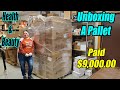 Unboxing a pallet of 1,000&#39;s of Health &amp; Beauty Items Paid $9,000.00 for 5 Pallets - Check it out!