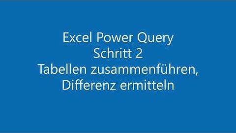 Excel Power Query,Tabellen vergleichen,Differenz ermitteln,Table.Group(),Table.UnpivotOtherColumns()