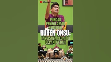 Puncak pengalaman spiritual Ruben Onsu: tangisnya pecah di depan Ka