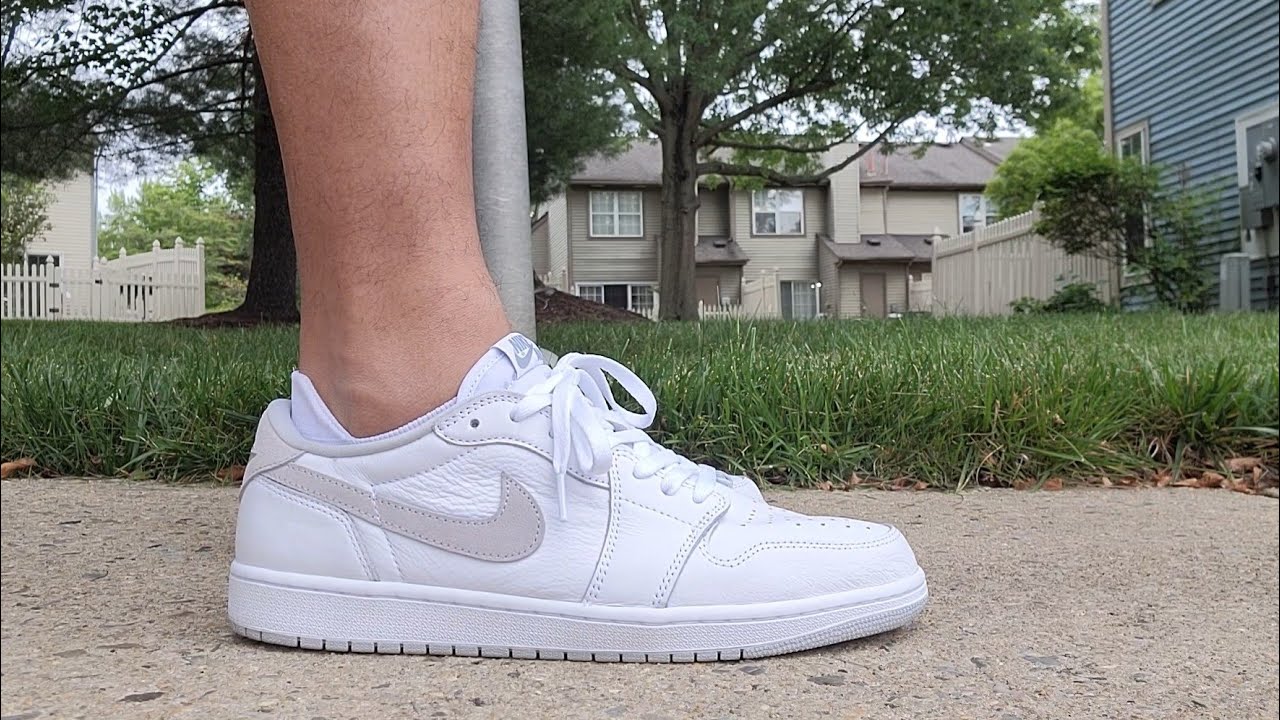 Dear Summer On Feet Air Jordan 1 Low Og White Neutral Grey Particle Grey 21 Edition Youtube