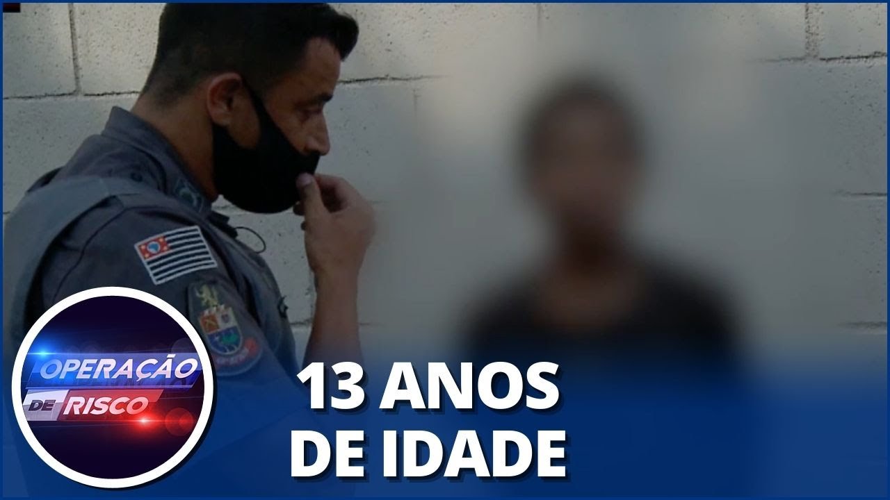 Adolescente é preso com drogas e diz que é inocente