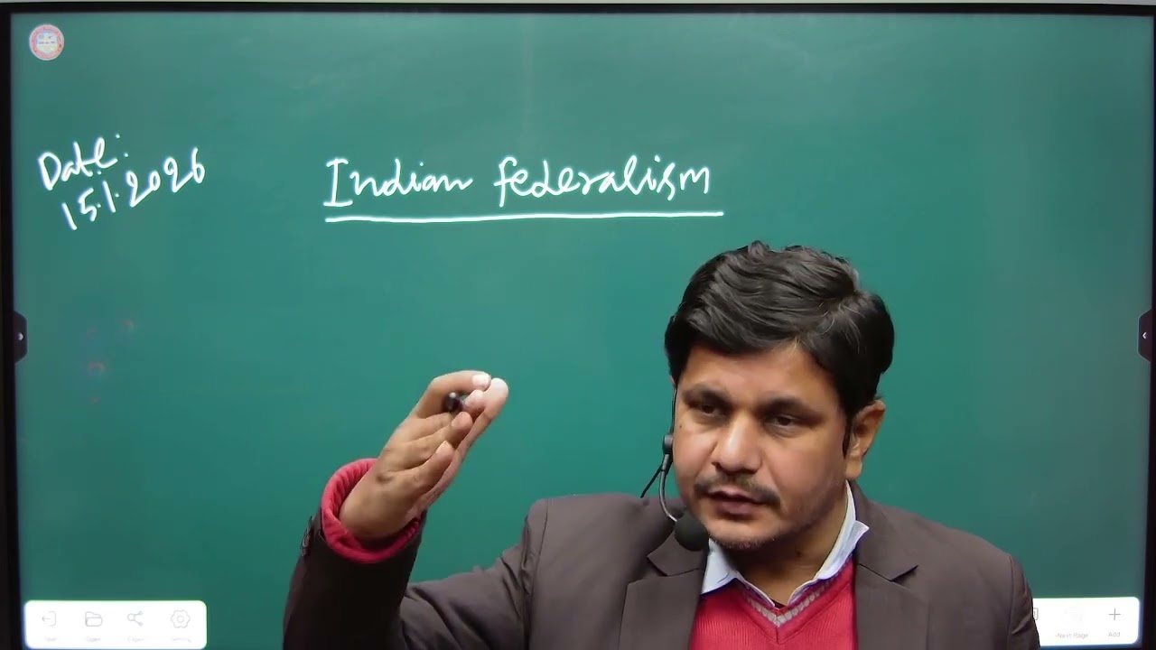 Indian Federalism :Dr. Pankaj Kumar Singh