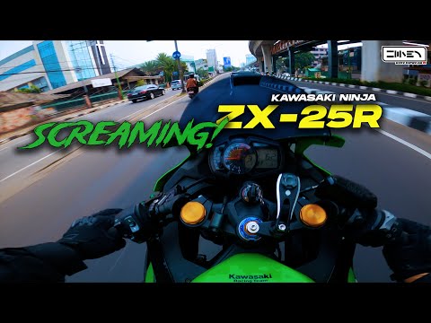 Foreign City Crusing. Kawasaki ZX-25R Pure Sound | Malaysia [4K]