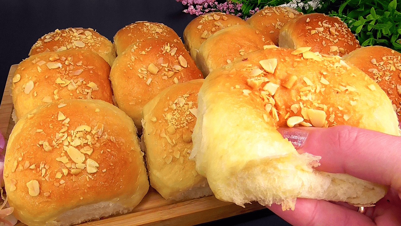 Секрет, и тесто будет как облако 💯Просто добавьте эти ингредиенты. Вкусная выпечка с начинкой!