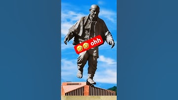 Ai animation statue of unity funny shorts #ai #statue