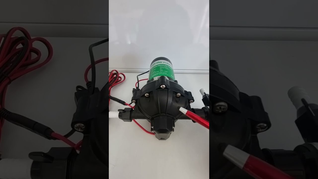 Bomba Elétrica 12v IndFlo Com Regulador de Pressão e Manômetro