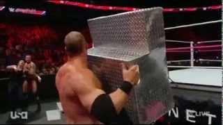 WWE RAW 20/10/2014 john cena and dean ambrose vs THE AUTHORITY [FULL MATCH]