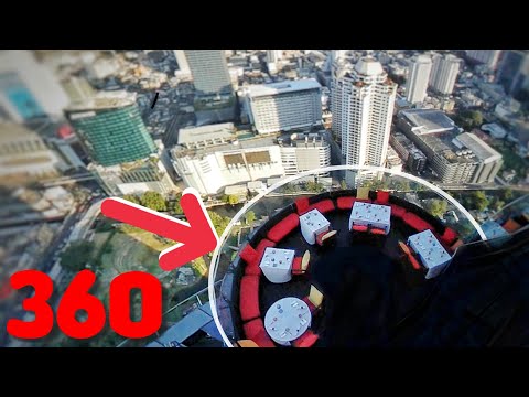 Thailand's Best Rooftop Restaurant in 360 VR (Bangkok Travel&Go)