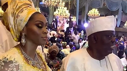 CHIEF RAZAK AND DR MRS SHADE OKOYA AT SIR ADEBUTU KENSINGTON 90TH BIRTHDAY RECEPTION IN LAGOS