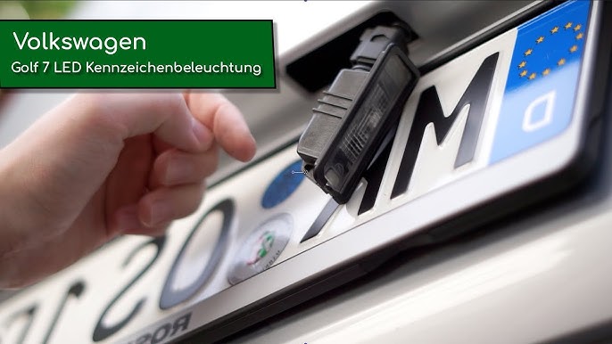 VW Touareg Kennzeichenbeleuchtung wechseln