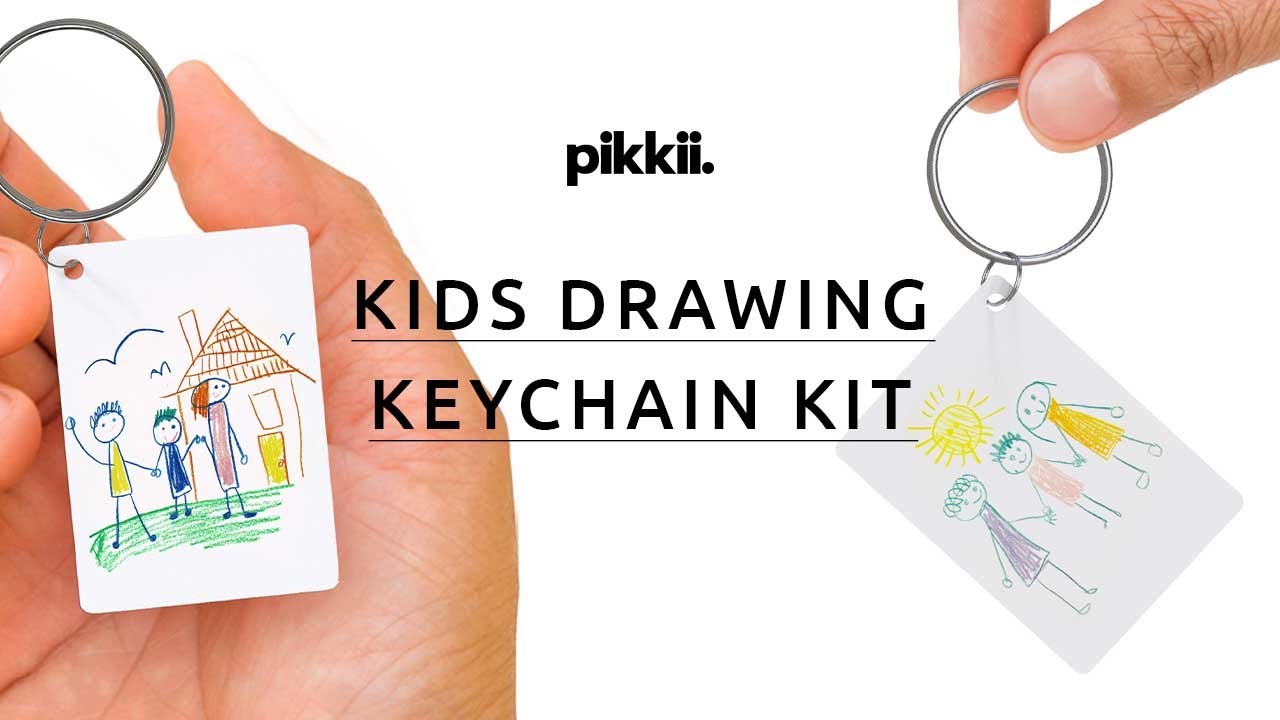 Pikkii Little Letter Shrink Keyring Kit