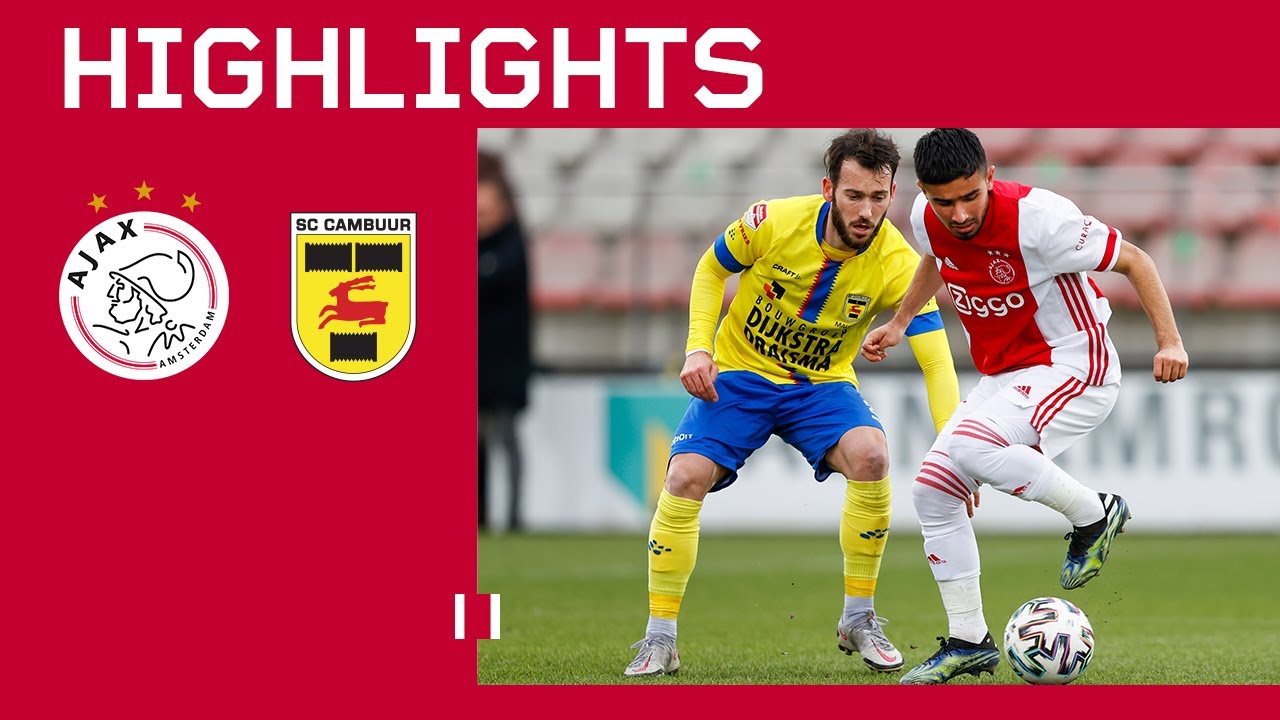 Unuvar Doet De Koploper Pijn Jong Ajax Sc Cambuur Highlights Keuken Kampioen Divisie Youtube