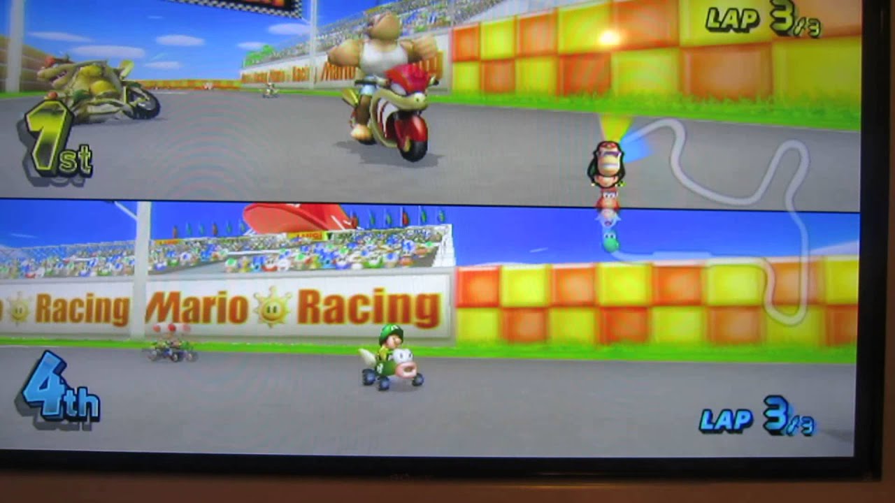 mario kart wii 2 player VS race # 2 - YouTube