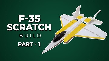 How to Make RC F-35 Fighter Jet | Part - 1