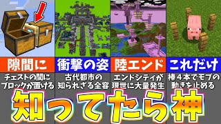 プロでも知らないスゴすぎる裏技＆小ネタ ４選【マイクラ・マインクラフト】